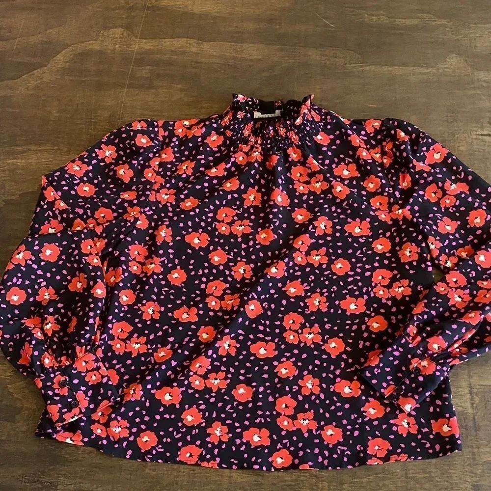 Sanctuary Romance Smock Neck Floral Long Sleeve Blouse - Picture 3 of 7